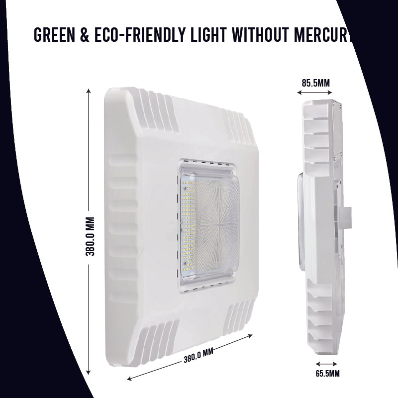 Gas Station Canopy (WHITE) 15", 150W, CCT 5700K(TRUE WHITE)