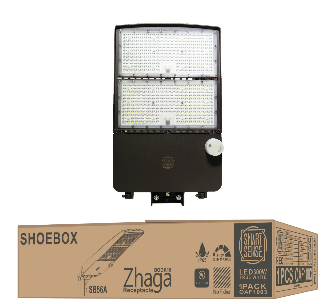 Led Shoebox 300W, CCT 5700K