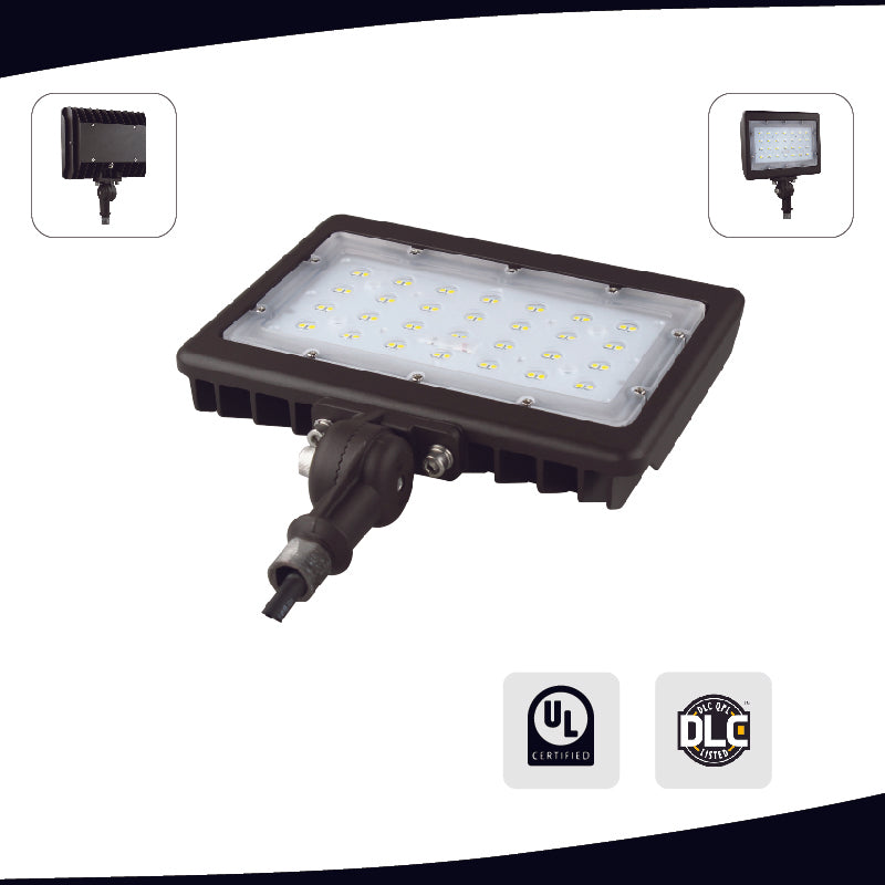 50W - LED Garden Yard Knuckle Mount Flood Light